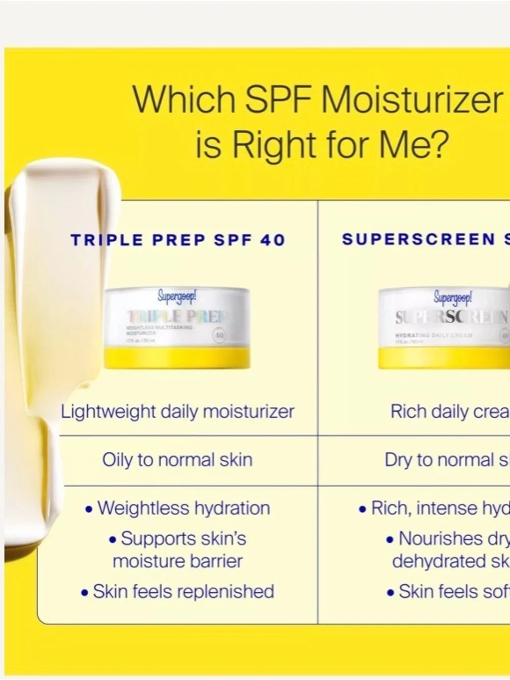 Supergoop! Superscreen Hydrating Daily Cream - NEW